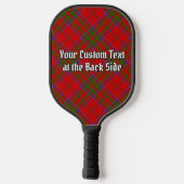 Clan MacDonald of Keppoch Crest over Tartan ピックルボールラケット (裏面)