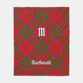 Clan MacDonald of Keppoch Tartan Fleece Blanket フリースブランケット (正面)
