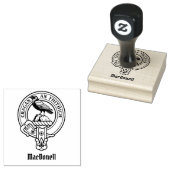 Clan MacDonell of Glengarry Crest ラバースタンプ (押印)