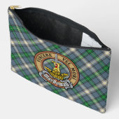 Clan MacDowall Crest over Tartan アクセサリーポーチ (見開き)
