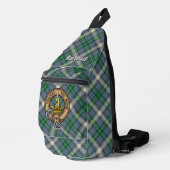 Clan MacDowall Crest over Tartan スリングバッグ (右コーナー)