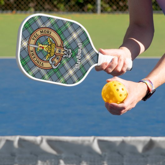 Clan MacDowall Crest over Tartan ピックルボールラケット (インサイチュ)