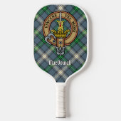 Clan MacDowall Crest over Tartan ピックルボールラケット (正面)