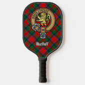 Clan MacDuff Crest over Tartan ピックルボールラケット (正面)