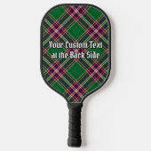 Clan MacFarlane Crest over Modern Hunting Tartan ピックルボールラケット (裏面)