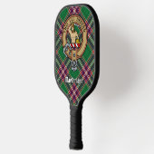 Clan MacFarlane Crest over Modern Hunting Tartan ピックルボールラケット (左)