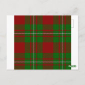Clan MacGregor Crestバッジ&タータンチェック ポストカード (裏面)