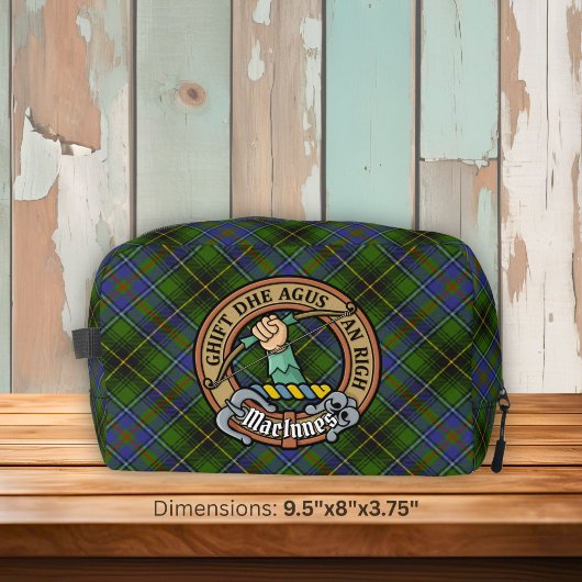 Clan MacInnes Crest over Tartan ドップキット