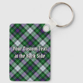 Clan MacKenzie Crest over Dress Tartan Keychain キーホルダー (裏面)