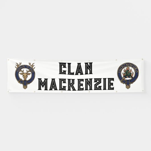 Clan Mackenzie Highland Games Tent Banner 横断幕 (横)