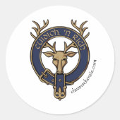 Clan Mackenzie Stickers ラウンドシール (正面)