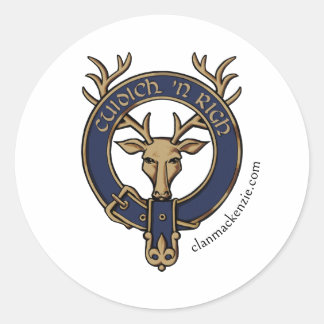 Clan Mackenzie Stickers ラウンドシール