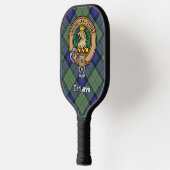Clan MacLaren Crest over Tartan Keychain ピックルボールラケット (左)