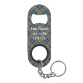 Clan MacLellan Ancient Tartan キーホルダー栓抜き (裏面)