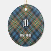 Clan MacLellan Ancient Tartan セラミックオーナメント (左)