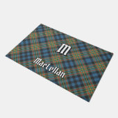 Clan MacLellan Ancient Tartan ドアマット (アングル)