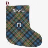 Clan MacLellan Ancient Tartan ラージクリスマスストッキング (正面)