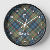 Clan MacLellan Ancient Tartan 壁時計 (正面)