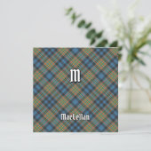 Clan MacLellan Ancient Tartan 招待状 (スタンド正面)
