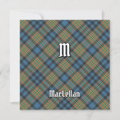 Clan MacLellan Ancient Tartan 招待状 (正面)