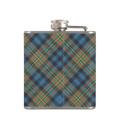 Clan MacLellan Crest over Ancient Tartan フラスク (裏面)