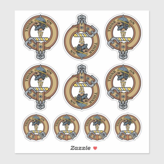 Clan MacLellan Crest Sticker Set シール (シート)
