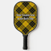 Clan MacLeod of Lewis Crest over Tartan Keychain ピックルボールラケット (裏面)