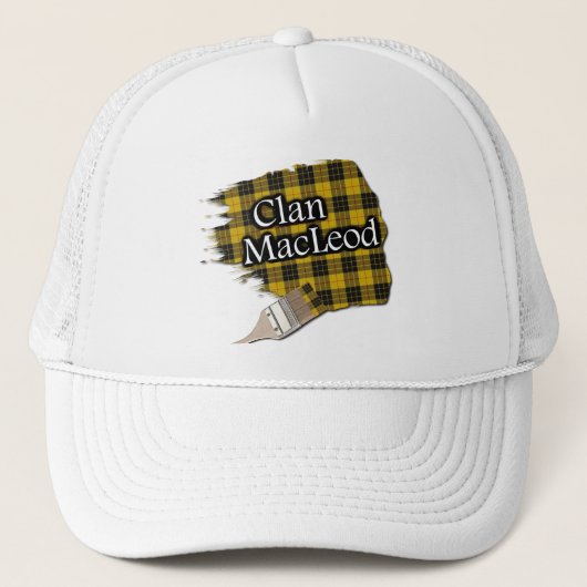 Clan MacLeod Tartan Paint Brush Cap キャップ (正面)