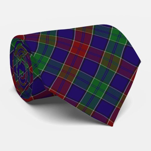 Clan MacMichael Tartan ネクタイ (ロール)
