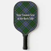 Clan MacMillan Crest over Hunting Tartan ピックルボールラケット (裏面)