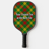 Clan MacMillan Crest over Tartan ピックルボールラケット (裏面)