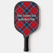 Clan MacTavish Crest over Tartan Keychain ピックルボールラケット (裏面)
