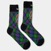 Clan Malcolm Crest over Tartan ソックス (右)