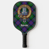 Clan Malcolm Crest over Tartan ピックルボールラケット (正面)