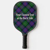 Clan Malcolm Crest over Tartan ピックルボールラケット (裏面)