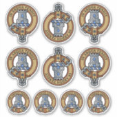 Clan Malcolm Crest Sticker Set シール (正面)