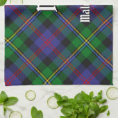 Clan Malcolm Tartan キッチンタオル (折り畳み)