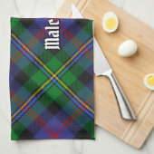 Clan Malcolm Tartan キッチンタオル (四つ折り)