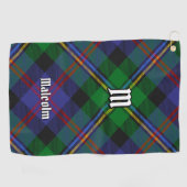 Clan Malcolm Tartan ゴルフタオル (横)
