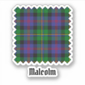 Clan Malcolm Tartan シール (正面)