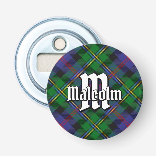 Clan Malcolm Tartan 栓抜き (正面)
