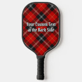 Clan Marjoribanks Crest over Tartan ピックルボールラケット (裏面)