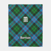 Clan Morrison Hunting Tartan Fleece Blanket フリースブランケット (正面)