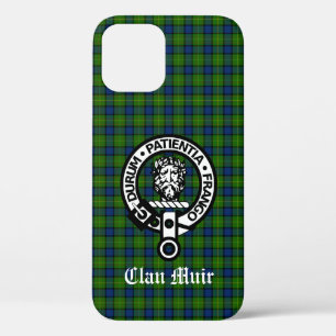 Clan MuirまたはMore Crest Badge &タータンチェック iPhone 12 Proケース
