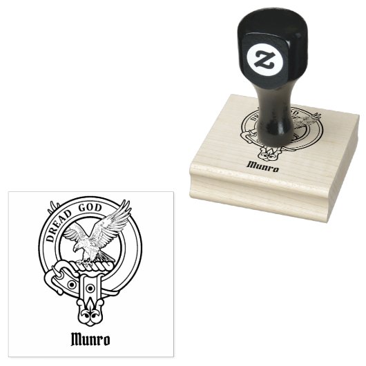 Clan Munro Crest ラバースタンプ (押印)