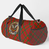Clan Munro Crest over Tartan ダッフルバッグ (右コーナー)