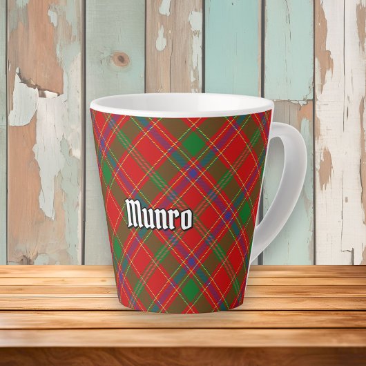 Clan Munro Tartan カフェラテマグ