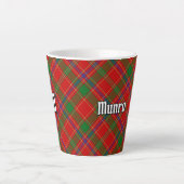 Clan Munro Tartan カフェラテマグ (正面)