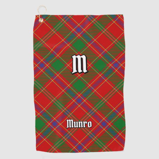Clan Munro Tartan ゴルフタオル (正面)