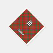 Clan Munro Tartan スタンダードカクテルナプキン (角)
